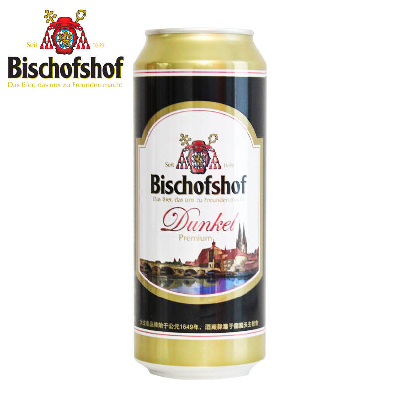 供应1649黑啤 德国进口大主教黑啤酒24听 夏季烧烤饮品黑啤酒