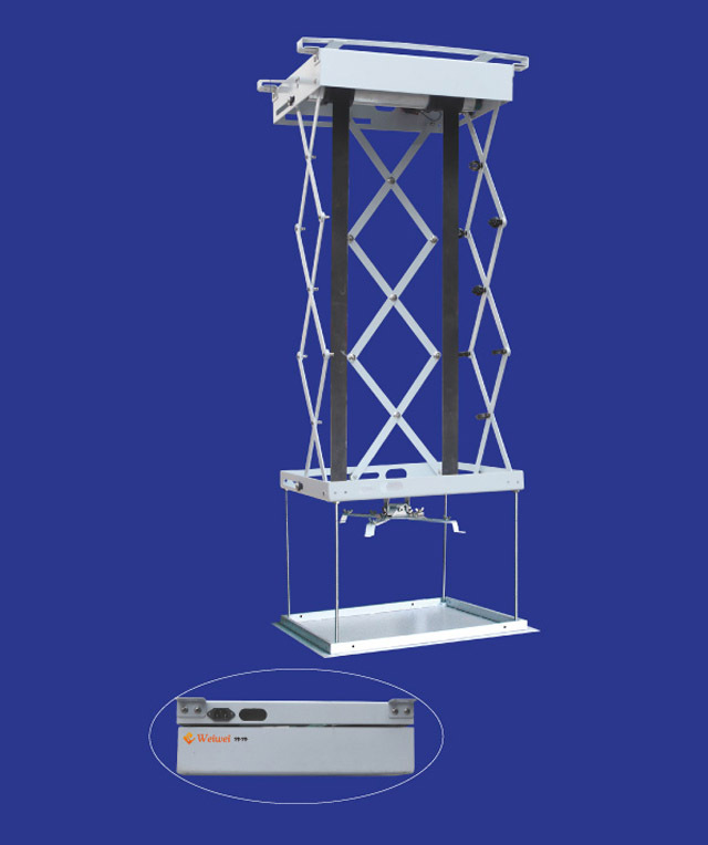 投影机电动吊架自动升降投影仪支架11.522.53米伟伟-阿里巴巴