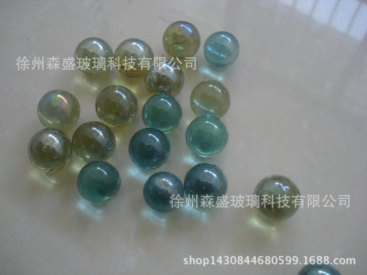 新料玻璃弹珠 22mm透明玻璃弹珠 玻璃球 玻璃珠
