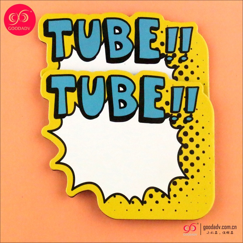 厂家直销来稿定制广告促销礼品磁贴 时尚磁性pvc印刷夹eva冰箱贴