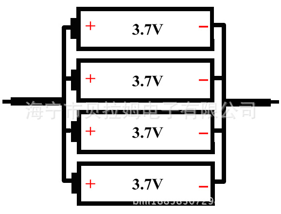 7v——18650电池座四节 电池型号 18650电池 电池数量 4个 尺寸 77.