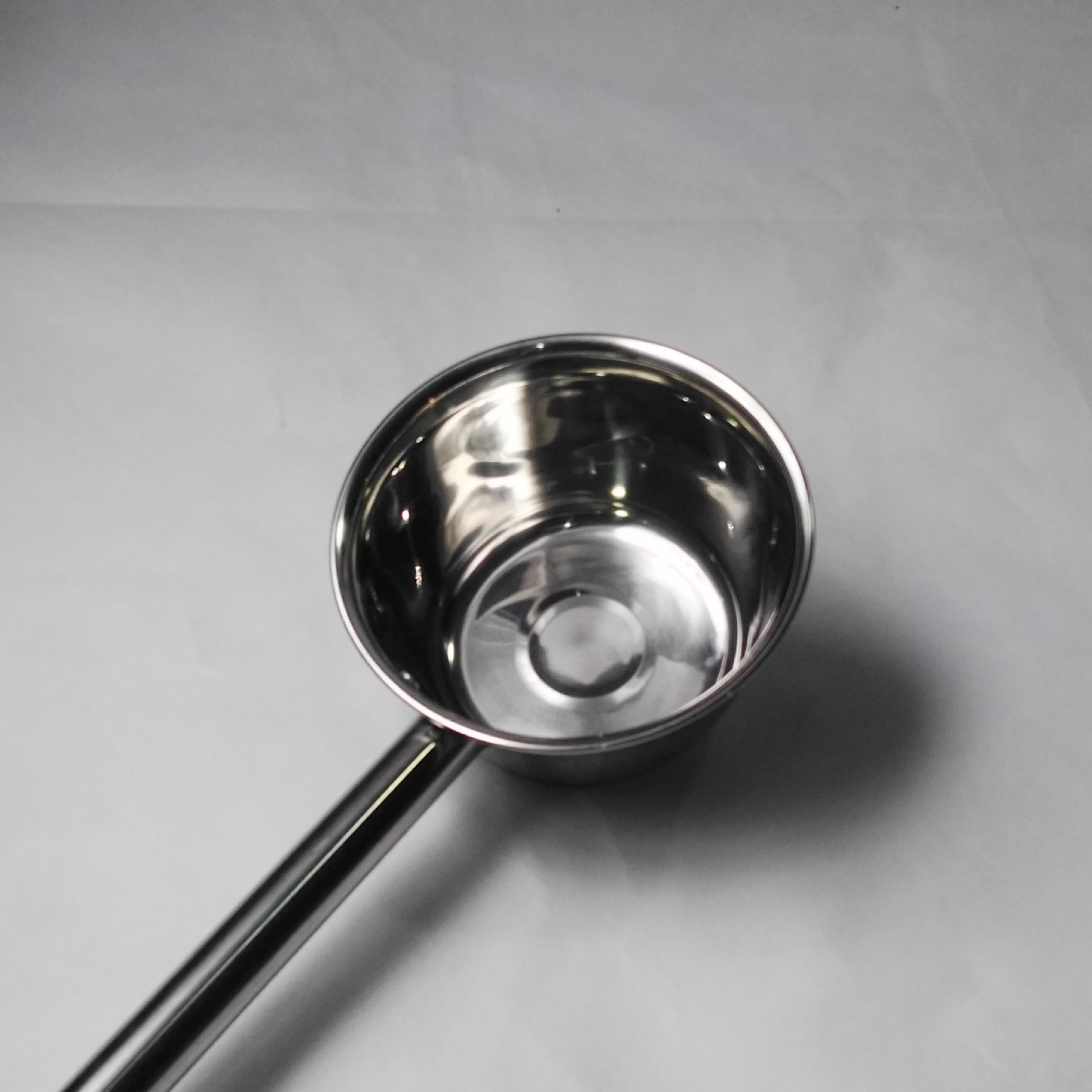 不锈钢长柄水舀 加厚45cm柄长14cm16cm18cm宽勺头水舀