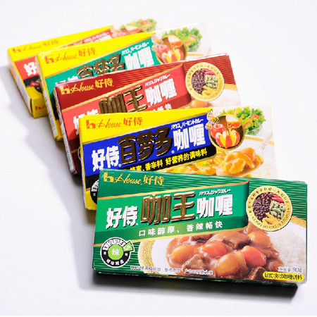 好侍house 百梦多咖喱块日式块状咖喱调味料微辣
