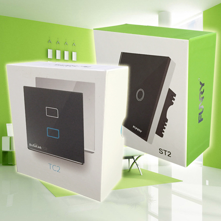 开关包装盒 触屏开关彩盒 墙壁开关天地盒 各种礼盒及牛皮纸盒