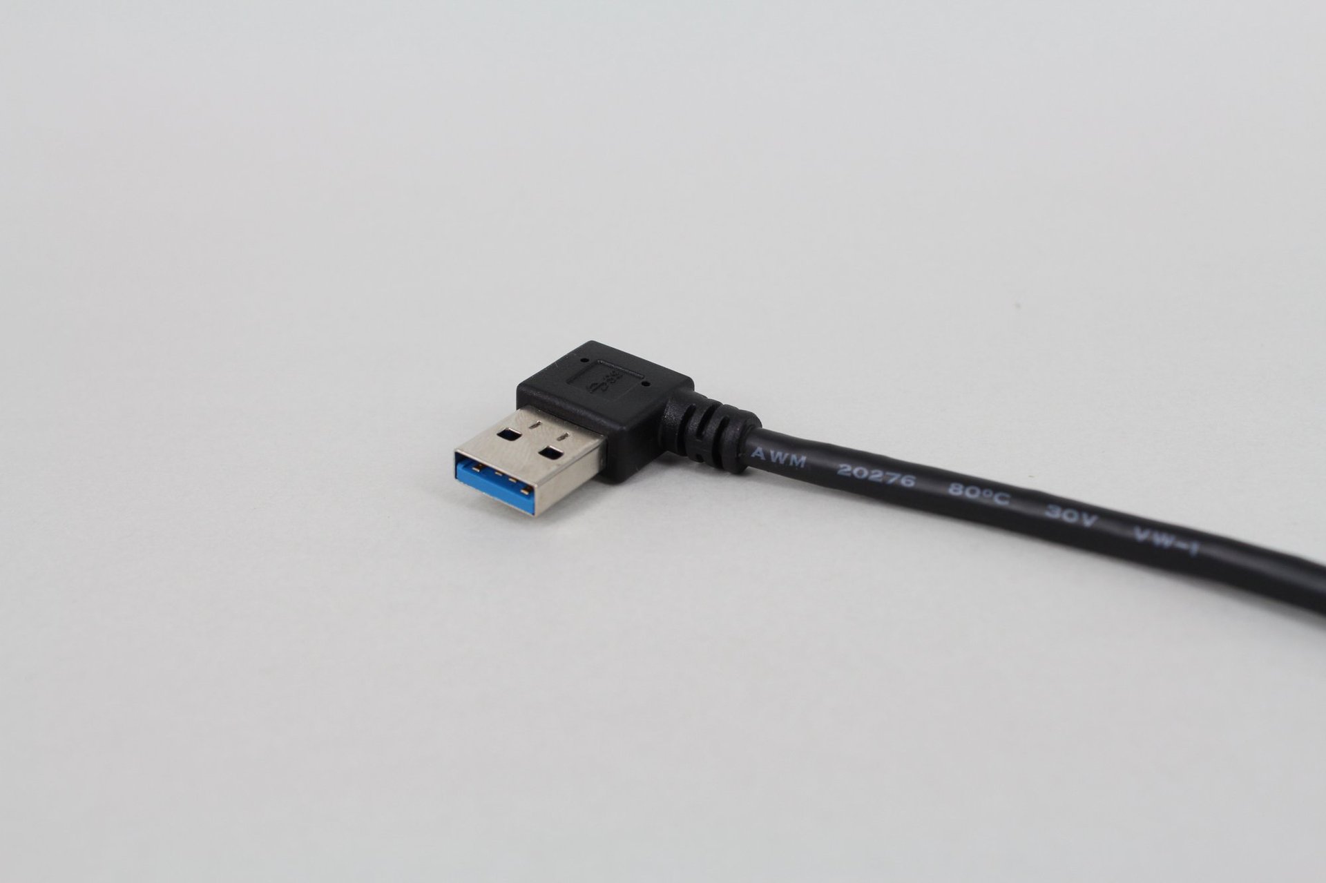 usb3.0双弯头micro 右弯公和左右弯usb公接口通用数据充电超短线