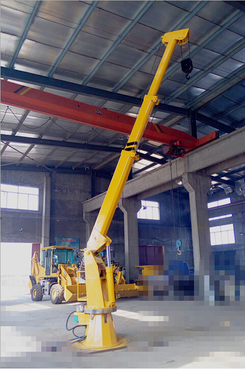 船用起重机 非标定制直臂式船用吊机4吨液压船吊 船尾吊