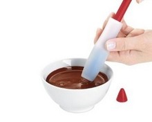 咖啡雕花笔 针筒型软硅胶拉花笔 咖啡雕花用挤酱瓶 巧克力酱画笔