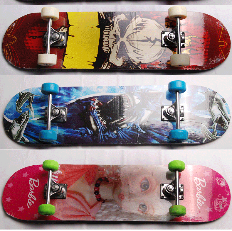 夏威夷滑板速降尽览迷人美景  注:图案只是有背面有,正面是磨砂的!