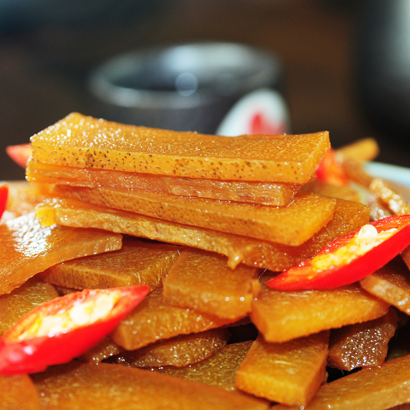 厂家直供小富仔泡牛皮 永定下洋泡鸭爪 口感实在