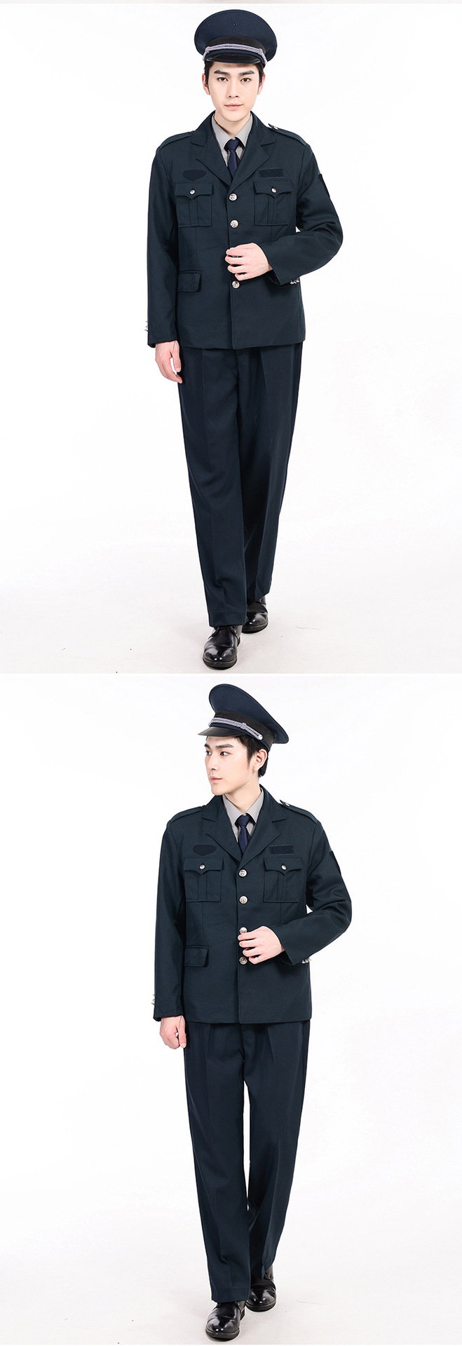 厂家直销2011新式保安冬常服外套防寒斜纹物业保安制服工作服批发