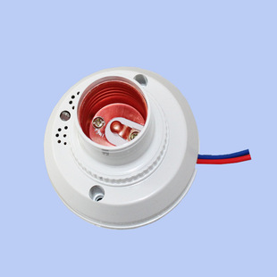 节能声光控罗口灯头 楼道声光控灯头 led声控感应灯头