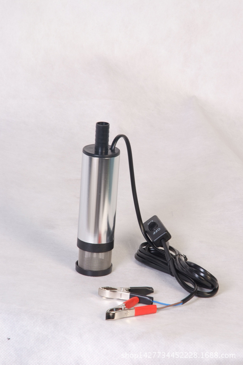 微型水泵抽水/油泵 抽柴油泵电动油泵dc12v/24v 51mm电动加