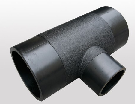 厂家直销 精品 pe 自来水 管件 对接三通