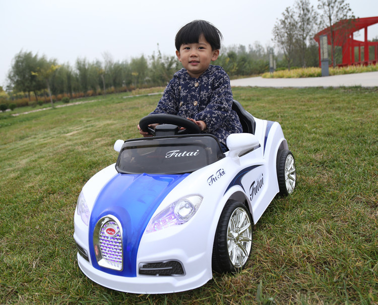 供应信息 电动车 新款布加迪儿童电动汽车童车四轮带遥控双驱可坐电动