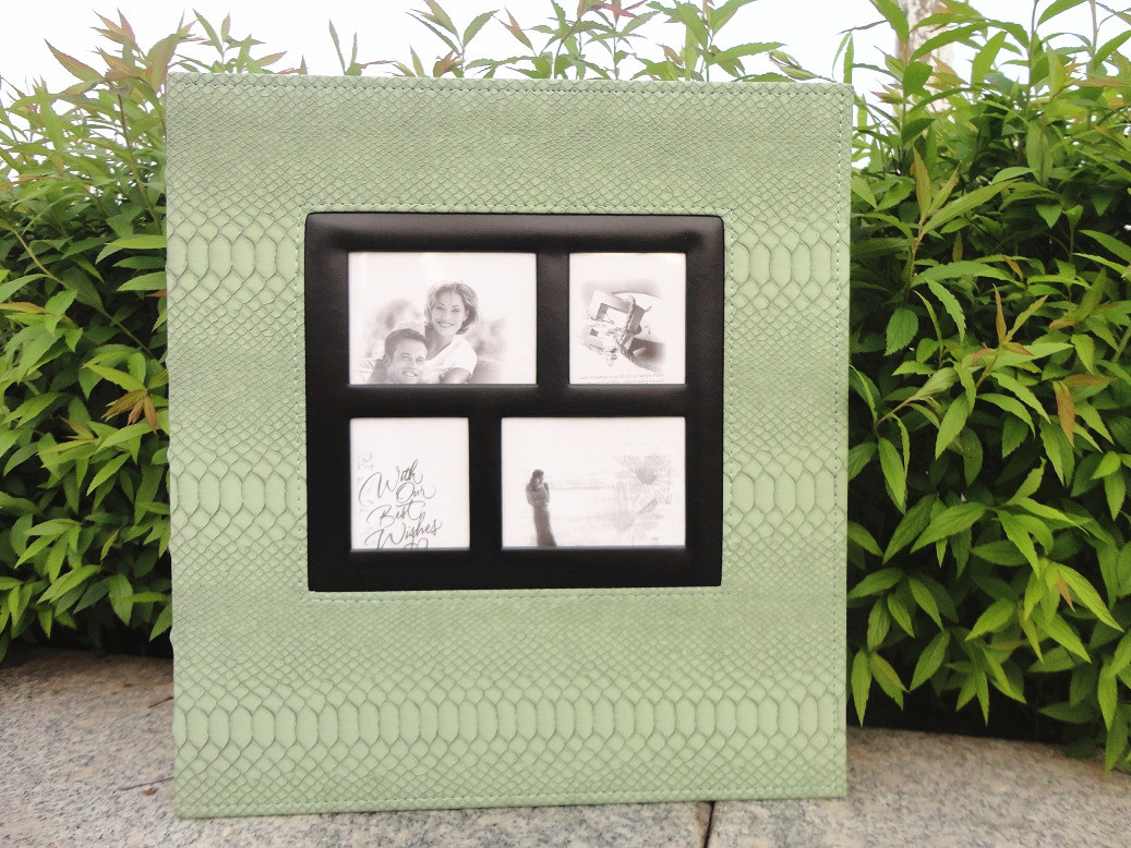 厂家直销 木面皮面6寸大6寸插页式相册