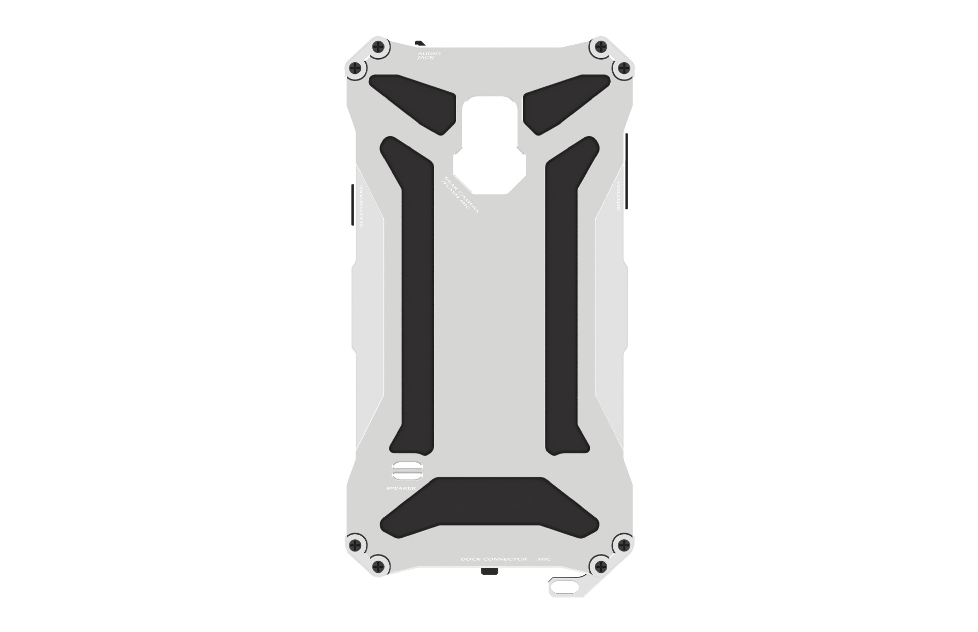 S.CENG Gundam Water Resistant Dustproof Shockproof Silicone Gorilla Glass Aluminum Alloy Metal Case Cover for Samsung Galaxy S5