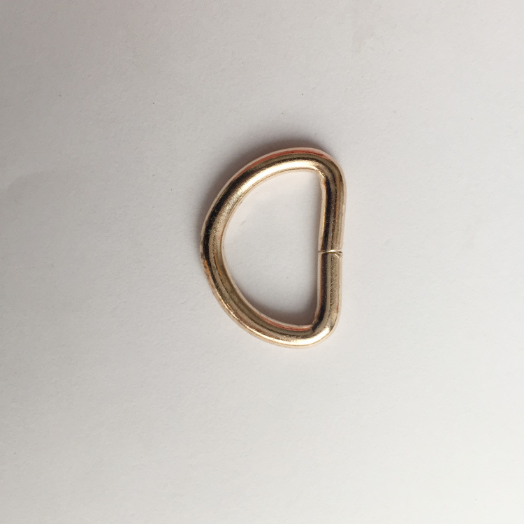 厂家直销箱包五金配件半圆扣/d形扣不锈钢d字扣现货批发双11特价