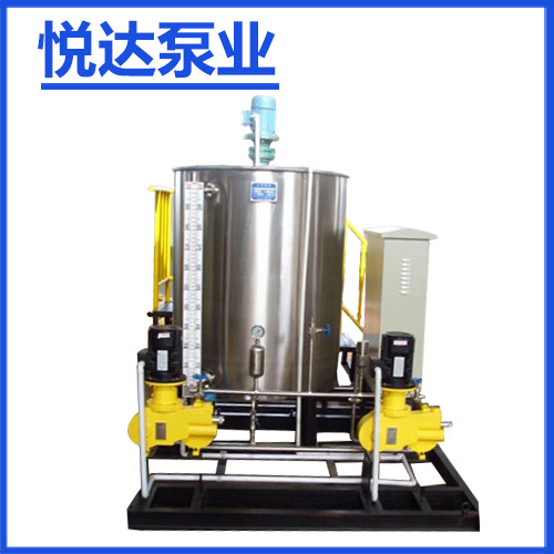 厂家推荐一体化全自动化学加药装置水处理消毒不锈钢加药装置