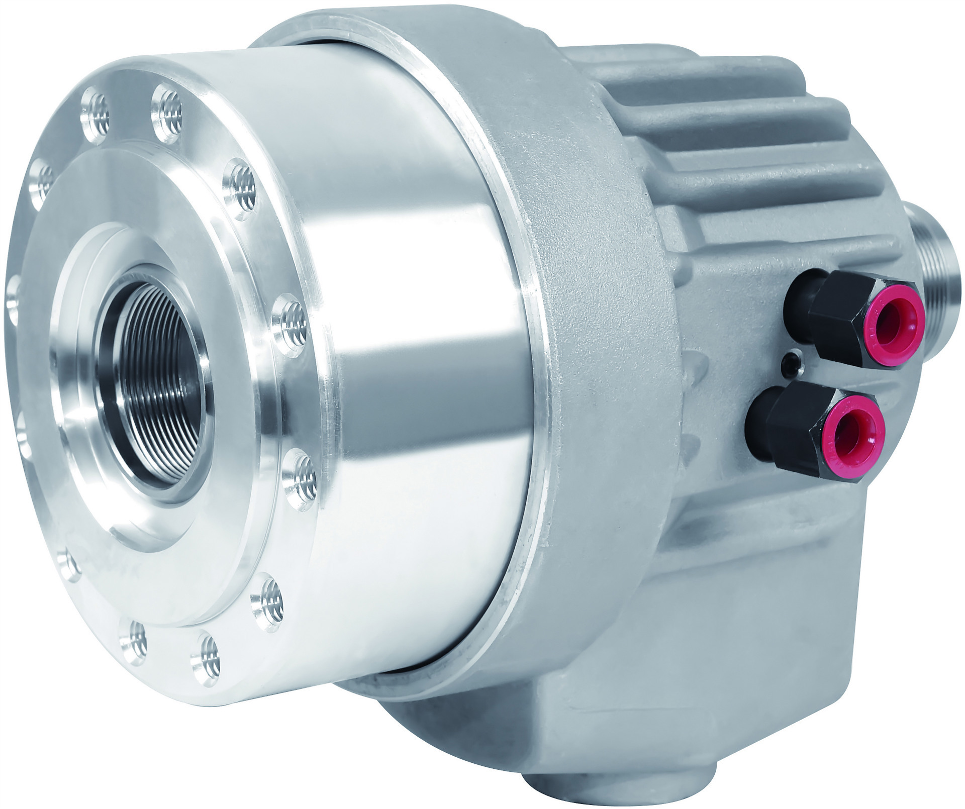 sh125 高速中实回转油缸 铝合金外材质 常州艾维 八寸卡盘油缸