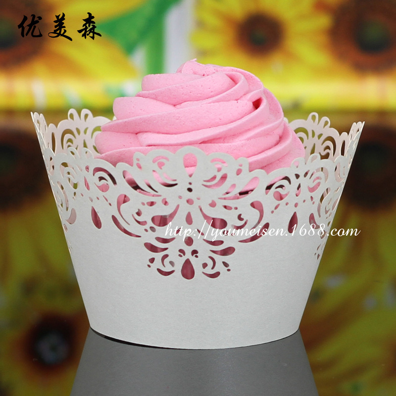 厂家直销 韩国烘焙 cupcake蛋糕纸围边 镂空婚庆纸.
