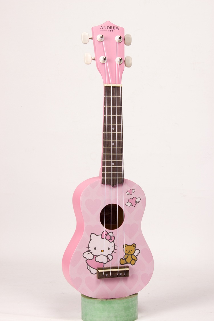 21寸彩琴尤克里里ukulele003kitty猫夏威