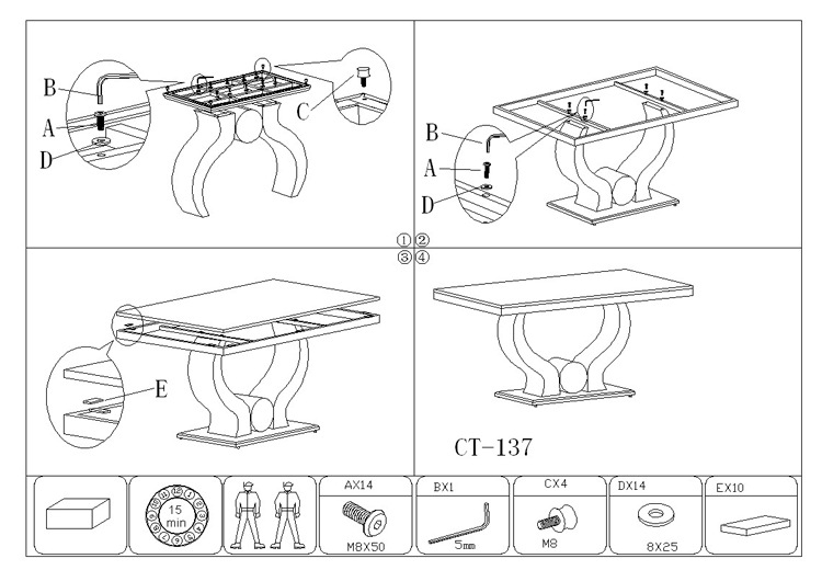 镀金色不锈钢餐桌椅gold coated stainless steel dining tables