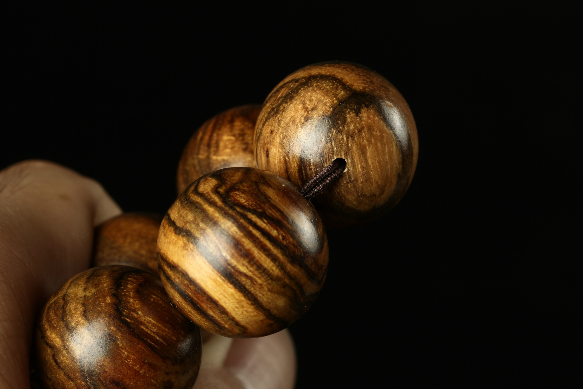 印尼花奇楠沉香文玩佛珠手串 高油木质饰品 花奇楠沉香手链手.