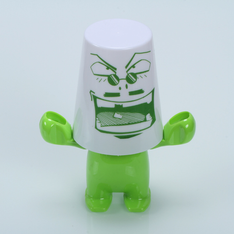 厂家直销爱情大力士牙刷杯,情侣杯创意牙刷架洗漱可批