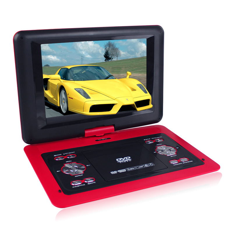 2015新款王牌dvd影碟机播放器 15寸便携式移动dvd带电视批发