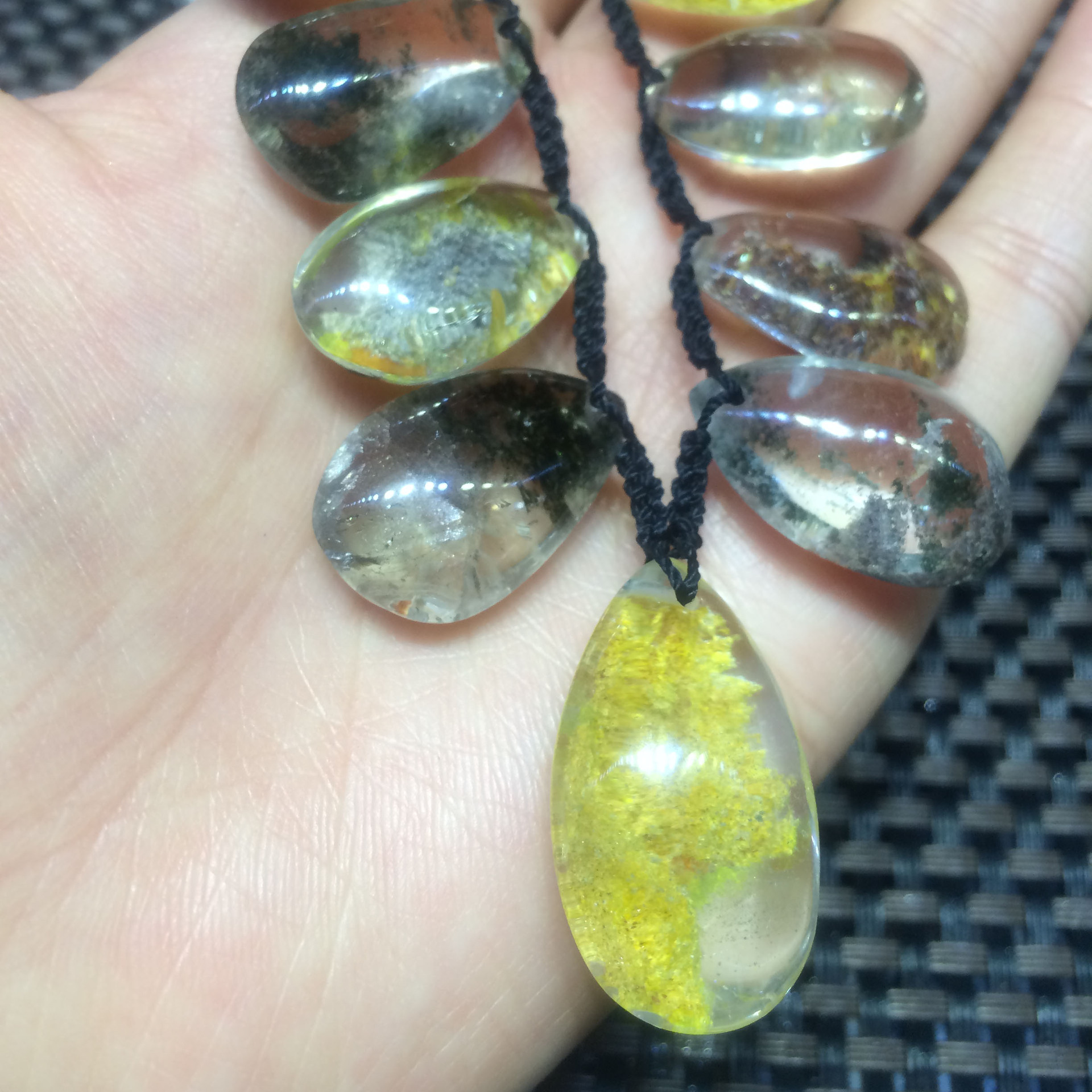 大美新疆 幽灵石水晶项链 厂家直发