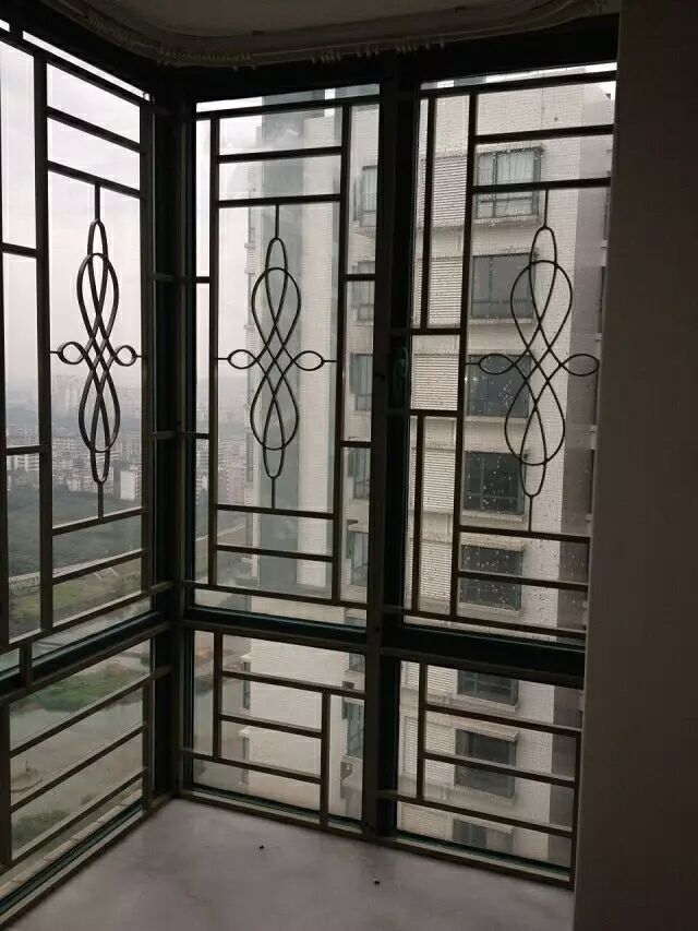 铝合金防盗防蚊窗花防护小朋友绝佳选择 铝防护窗花防盗网防护栏