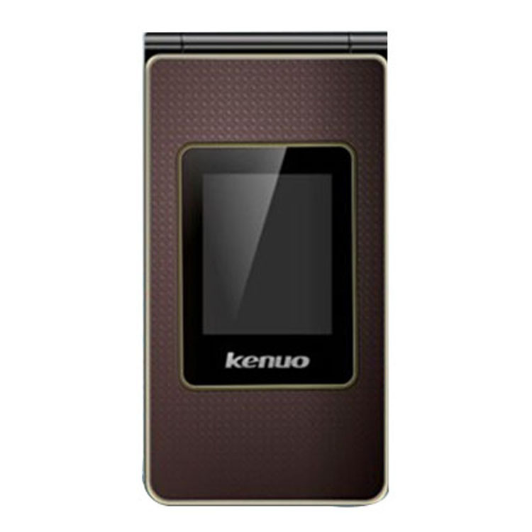 科诺kn-s529c 黑色 双屏翻盖手机