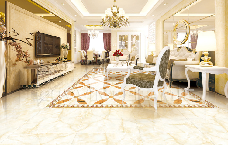 品牌 欧利宝 型号 8027 规格 800*800 超耐磨瓷砖亮面抛光砖欧式现代