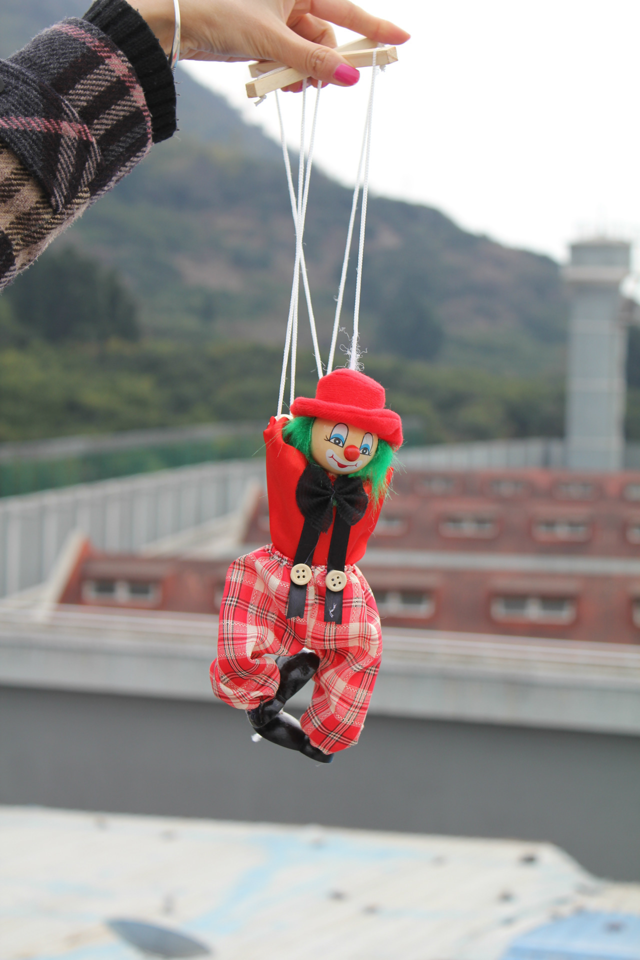 拉线小木偶皮影人生日礼物提线怀旧玩具传统