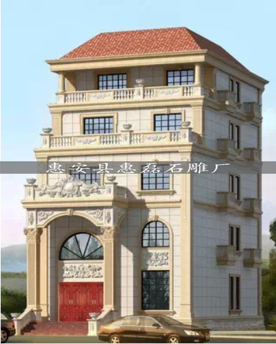 小区石雕工艺 别墅欧式外墙 别墅外墙装饰_石膏,石料工艺品_列表网