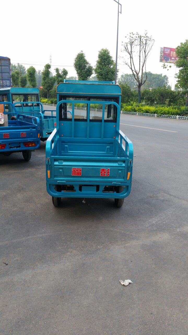 载货电动车 封闭三轮车 双排半封闭 电动三轮车