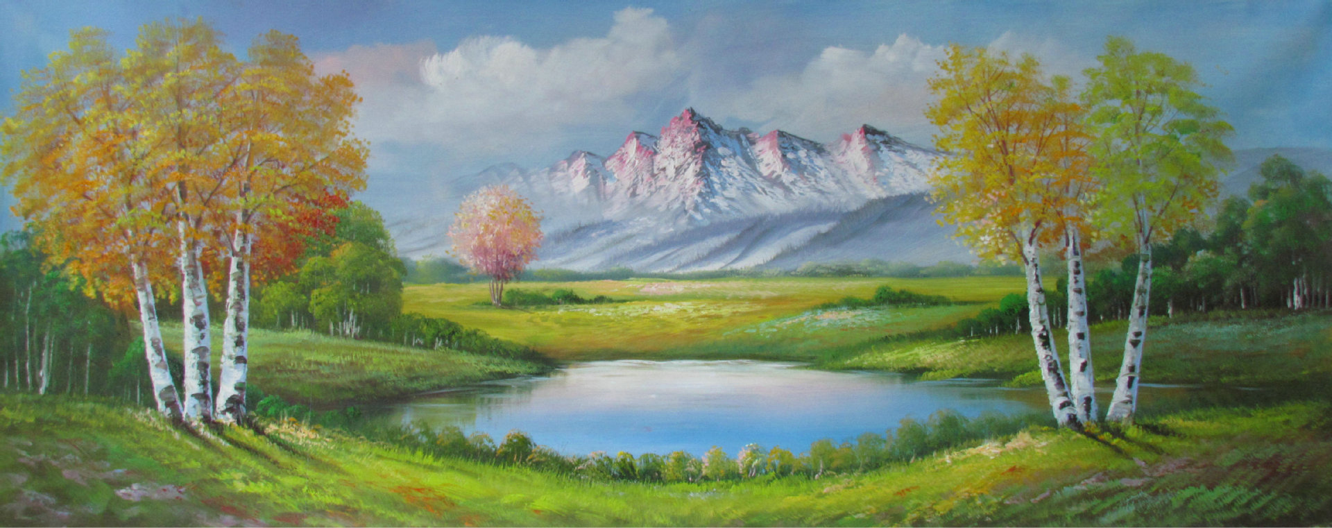 长期供应 纯手绘山水风景油画 山水画手绘客厅 装饰艺术画