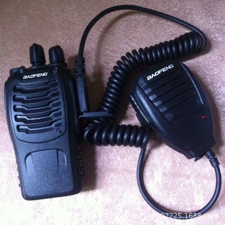 宝锋bf-uv5r/888s等对讲机手麦手咪肩咪k头 对讲机送话器话筒