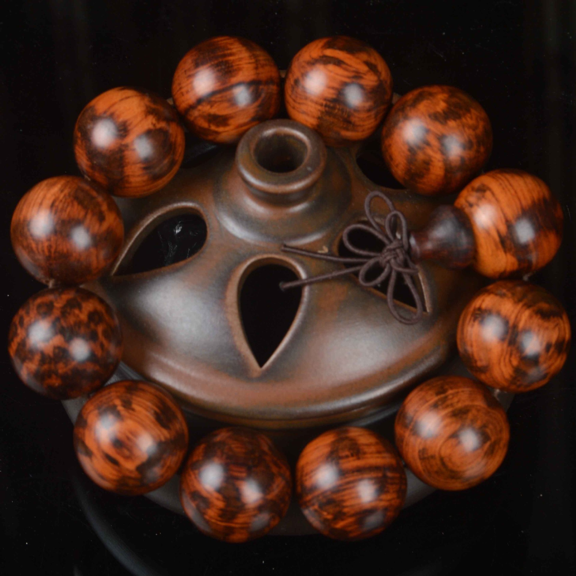 蛇纹木手串 高密度颗颗沉水 南美蛇纹木 蛇桑木 满纹 批发