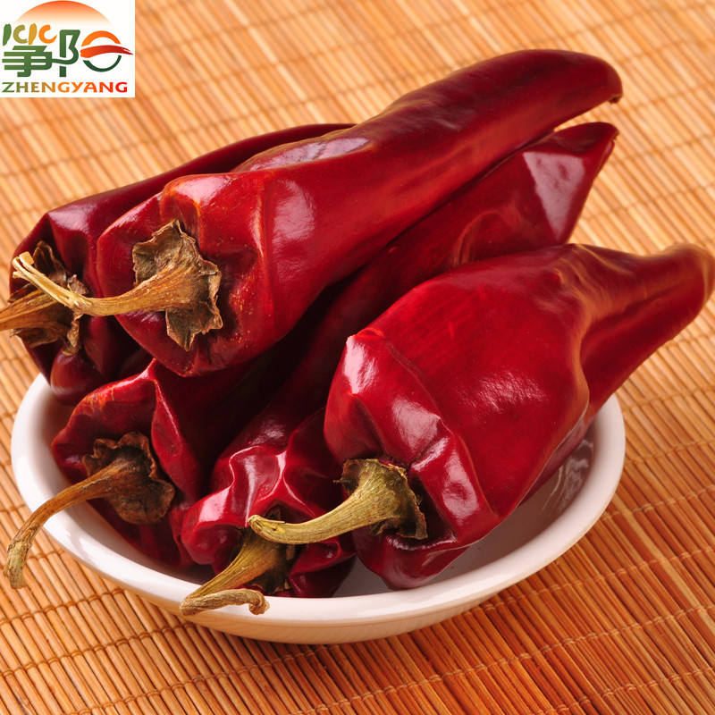 益都红带把微中辣辣椒干 低辣黄飞红香脆椒 香辣酥原料 批发