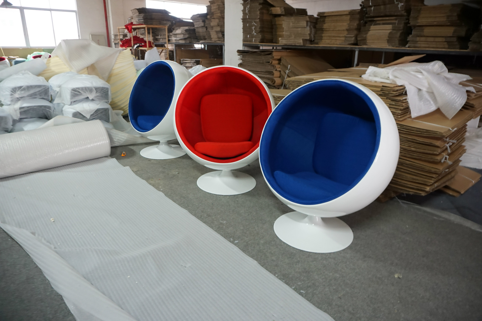 设计师玻璃钢家具创意太空蛋形泡泡椅球椅懒人休闲沙发ball chair