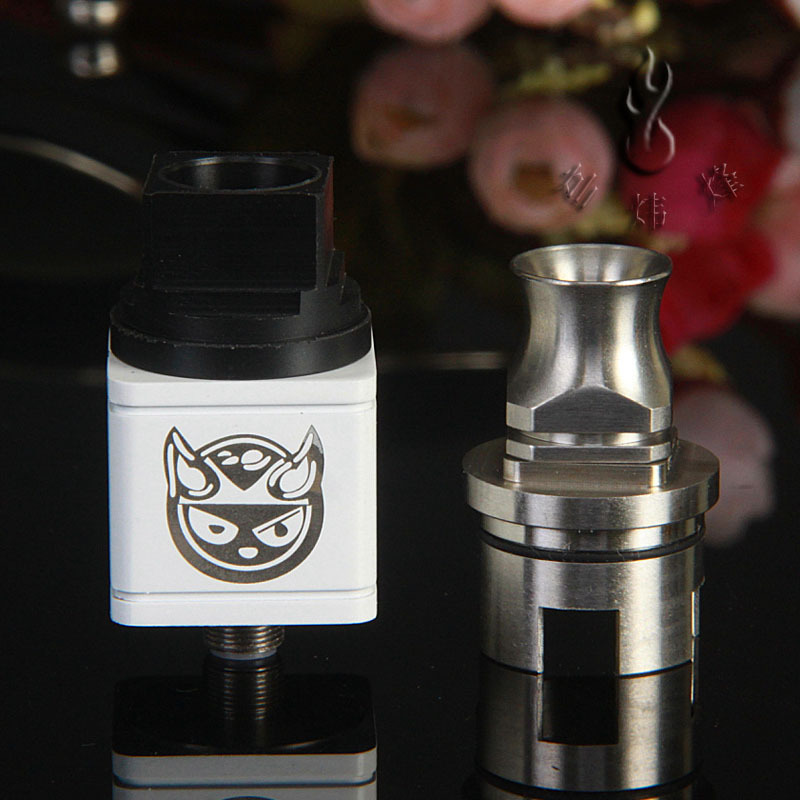 hellboy rda地狱男孩正方形hellboy rda滴油雾化器 电子烟大烟雾