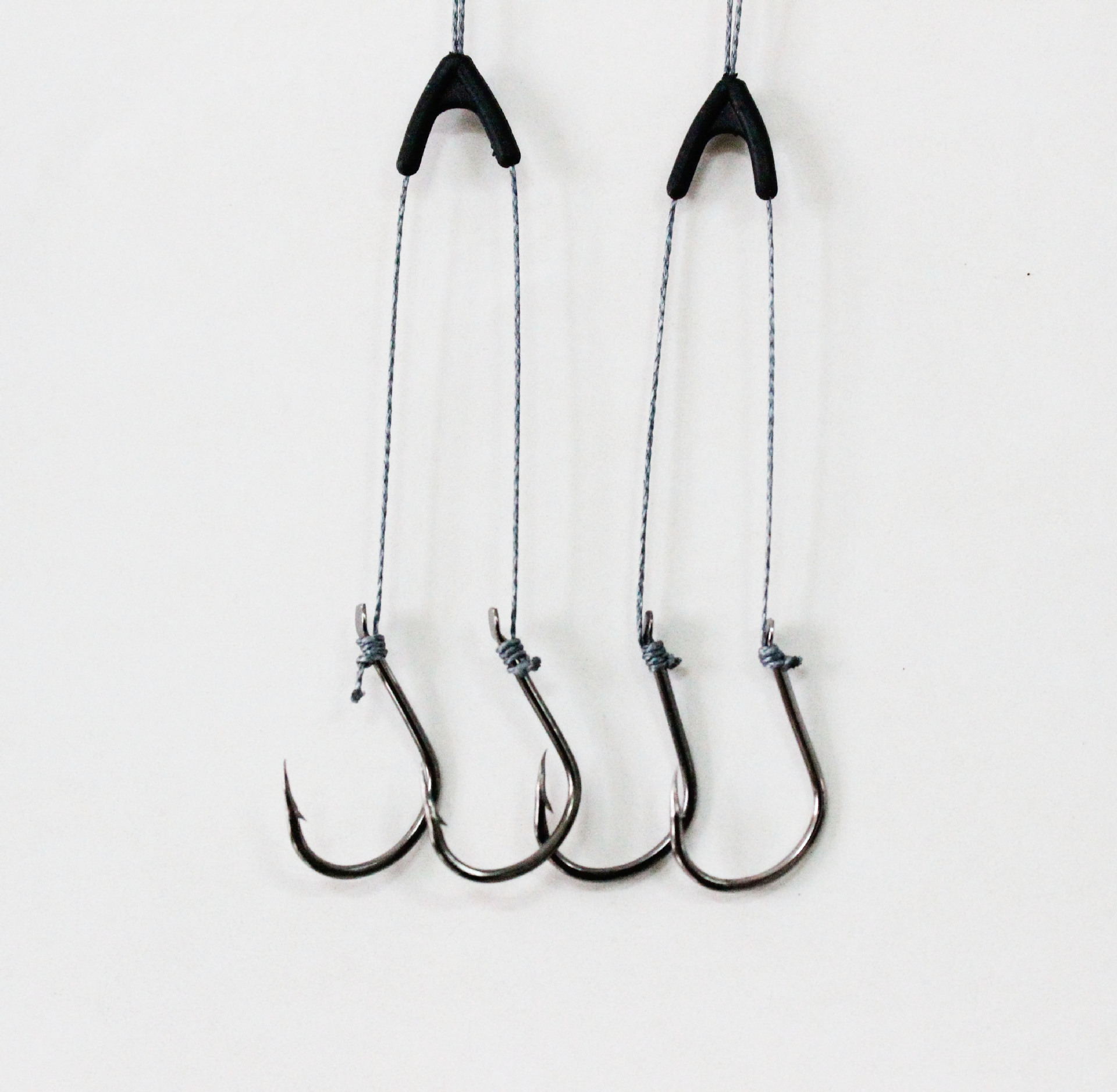 供应 防缠绕大力马调位分叉双钩 绑好子线鱼钩 批发渔具 鱼钩