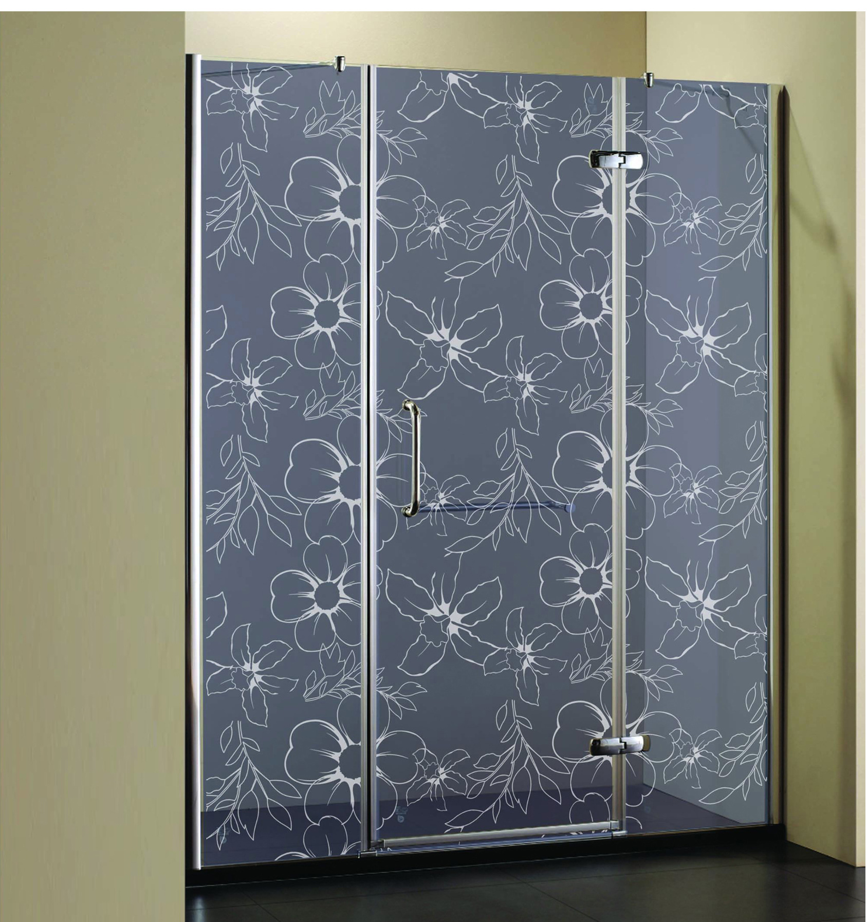 厂家直销淋浴房玻璃花纹洗澡冲凉室蒙砂磨砂夹丝透光玻璃