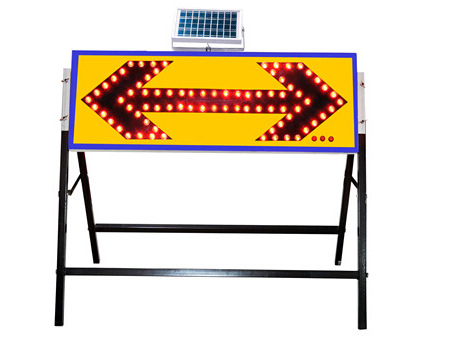 太阳能双向箭头灯 交通导向灯 标志灯安全警示灯导向牌诱导灯