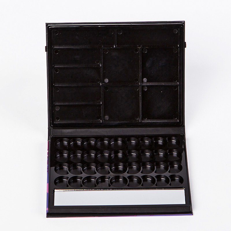定制经典小方形眼影盒 欧美热销36格彩妆腮红眉粉化妆盒厂家直销