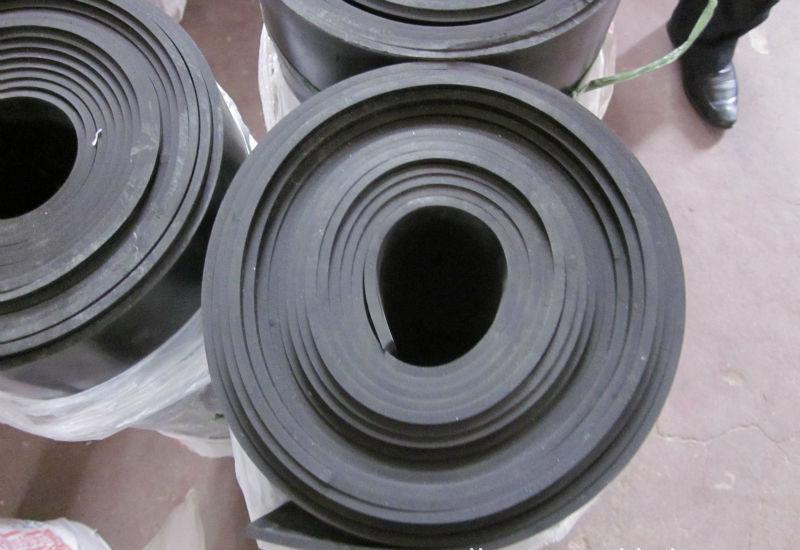 天然橡胶板黑色绝缘抗静电导电橡胶减震板橡胶垫电压10万伏浸胶布