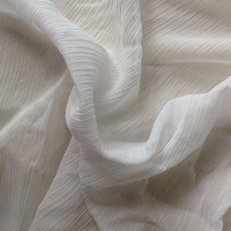 厂家直供高品质桑蚕丝5mm--140cm 顺纡乔其真丝面料丝绸面料