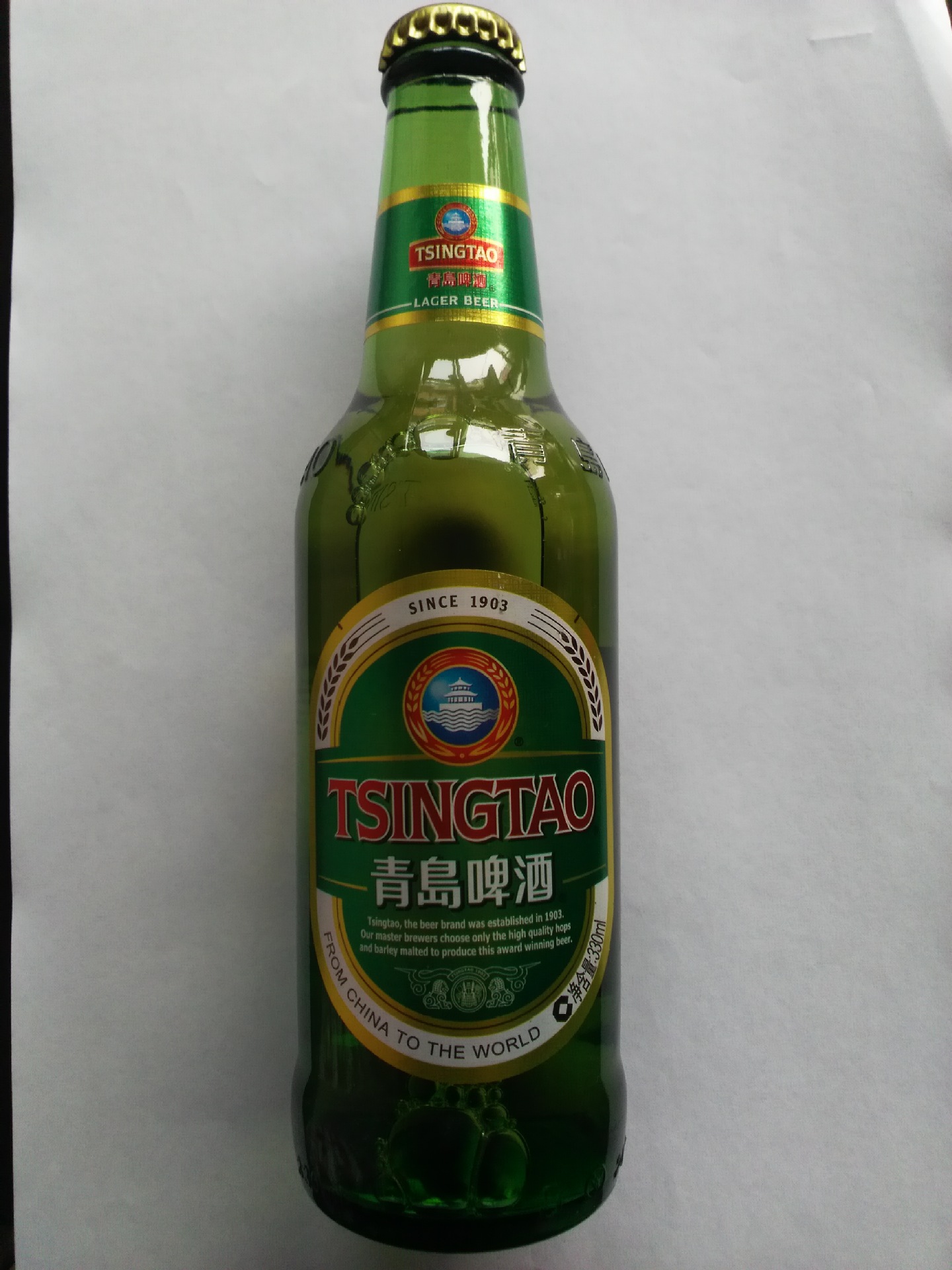 啤酒批发 国产 小瓶青岛啤酒 330ml* 24瓶装 新日期混批热销
