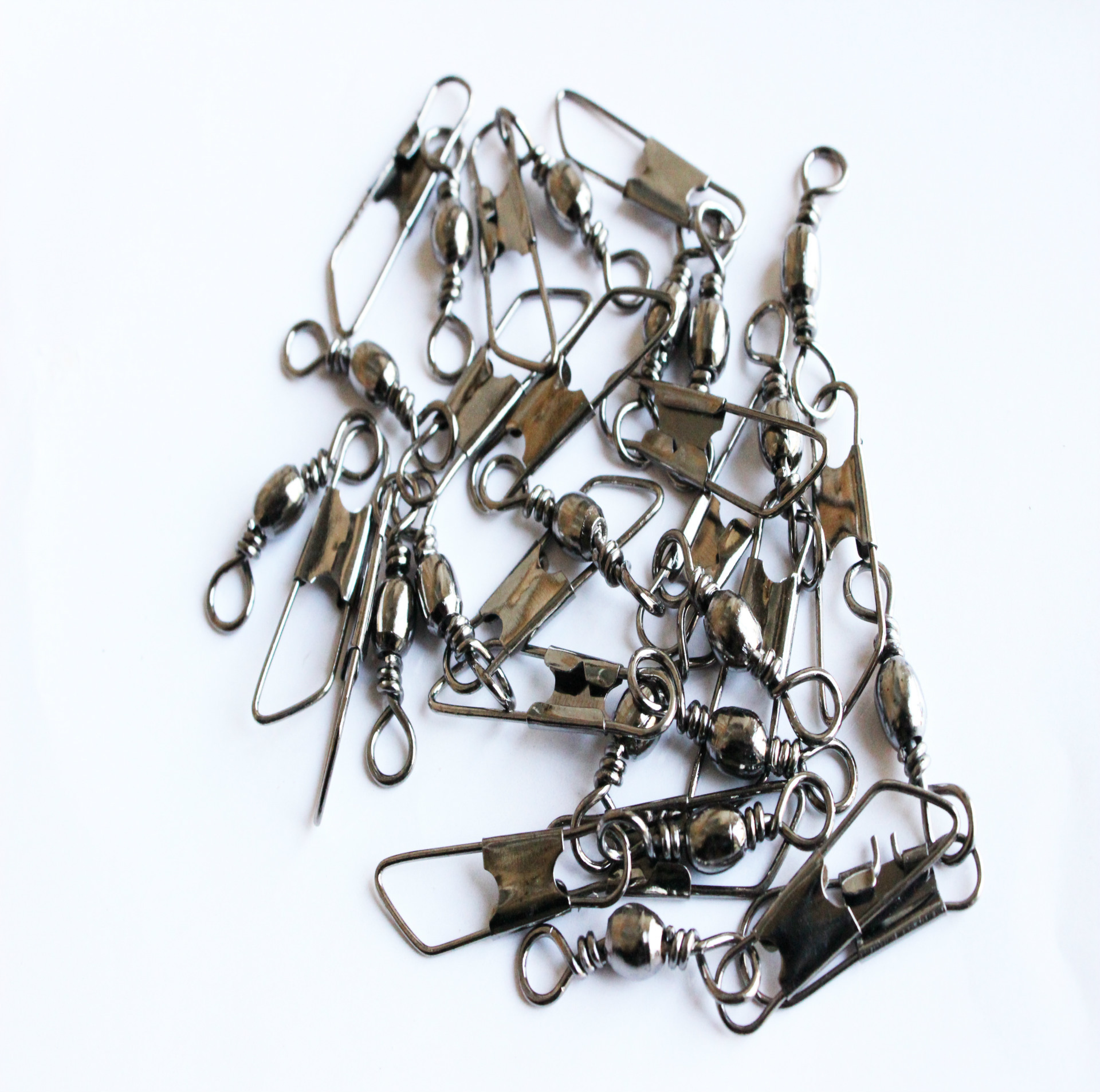 供应高品质钓鱼连接器 樽形转环 a型别针 渔具批发厂家直销